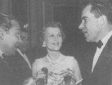 Batista and Nixon at Havana club party