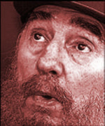 Fidel Castro, a fading red menace