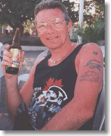 Too much sun, but sure like the beer.