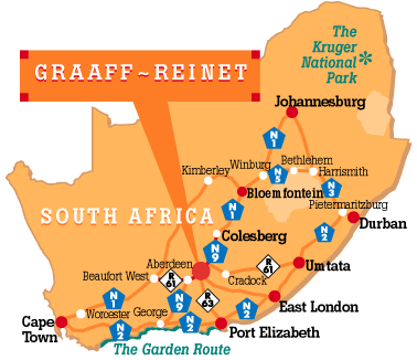 Graaff Reinet map