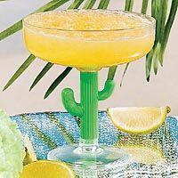 Margarita in a cactus glass