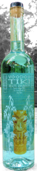 Voodoo Tiki Blue Dragon flavored tequila