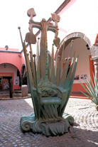 Agave throne at National Tequila Museum