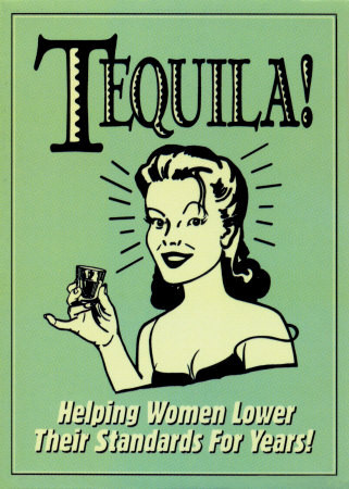Tequila as bad drink poster 1