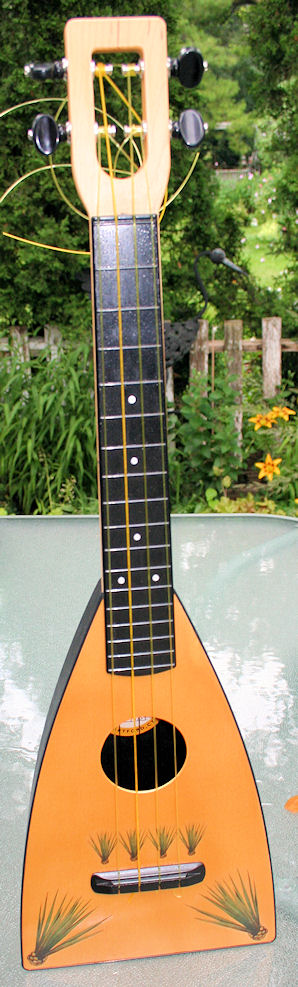 Tenor fluke with agave motif decals