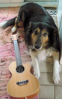 Sophie and a uke